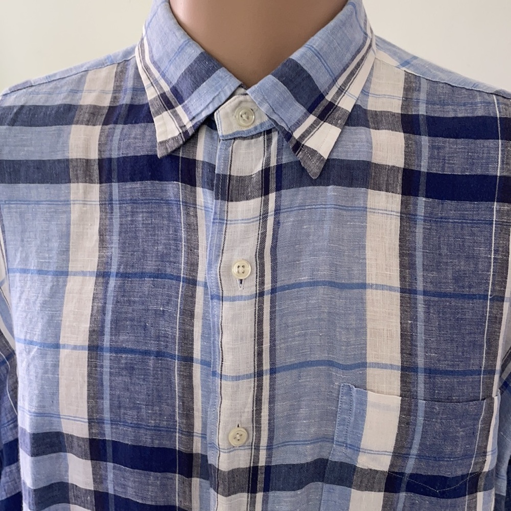 Polo Ralph Lauren Marlowe 100% linen shirt L EUC - Picture 2 of 4